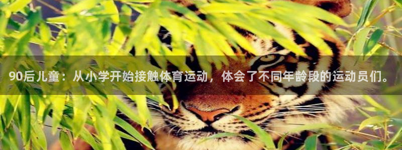 vsport体育：90后儿童：从小学开始接触体育运动，体会了不同年龄段的运动员们。