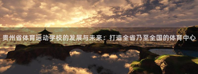 vsport体育：贵州省体育运动学校的发展与未来：打造全省乃至全国的体育中心
